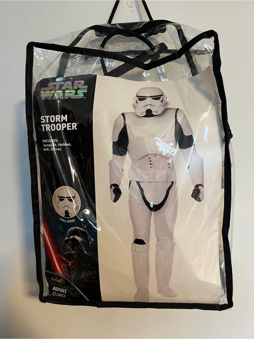 Star Soldier Stormtrooper Costume - White Men Size-Large